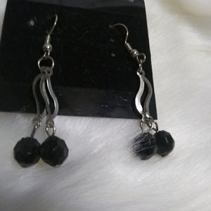 Silver earrings
